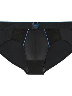 Брифы с вставками из сетки черного цвета HOM RT402806_400004